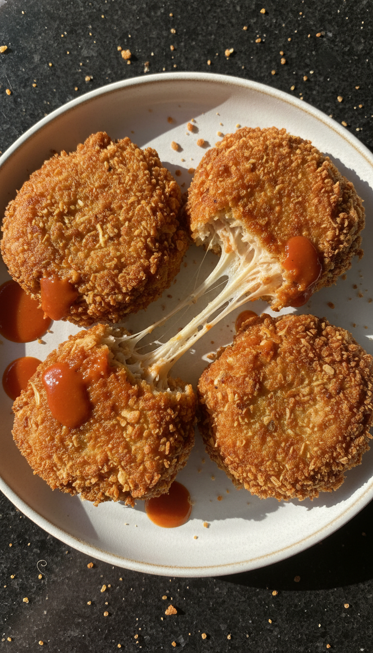Party-Ready Buffalo Chicken Fritters
