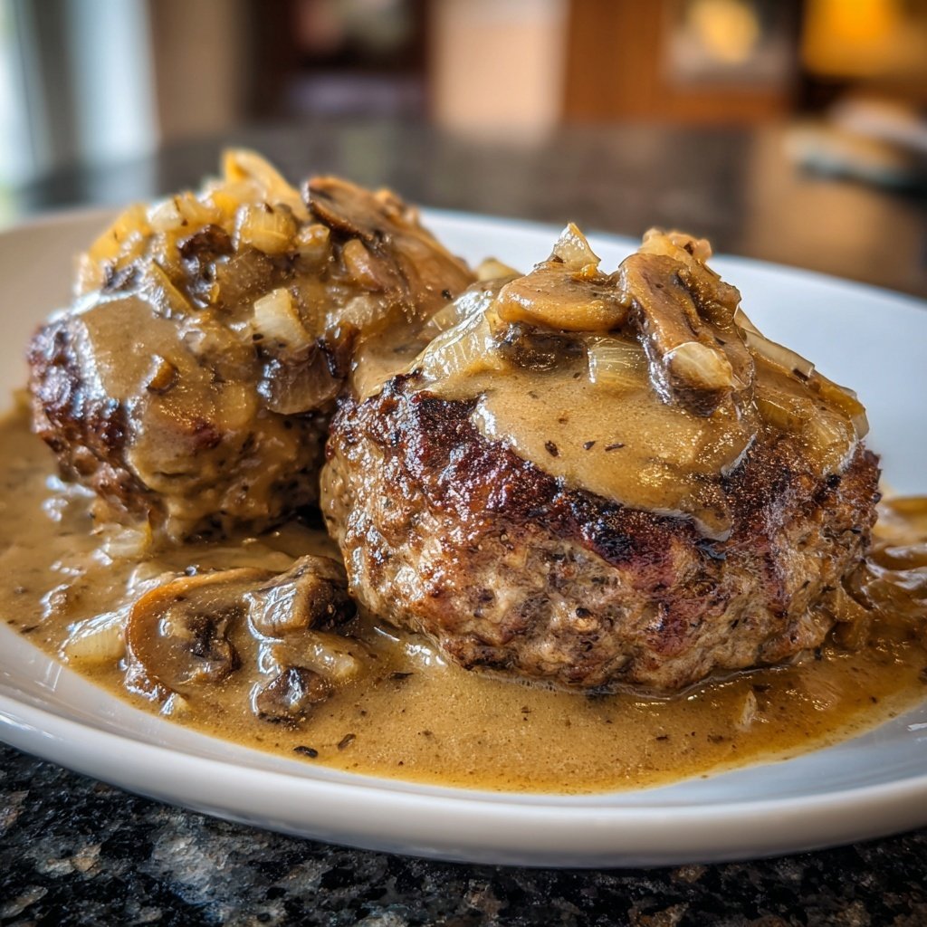 Salisbury Steak Mushroom Gravy Sauce