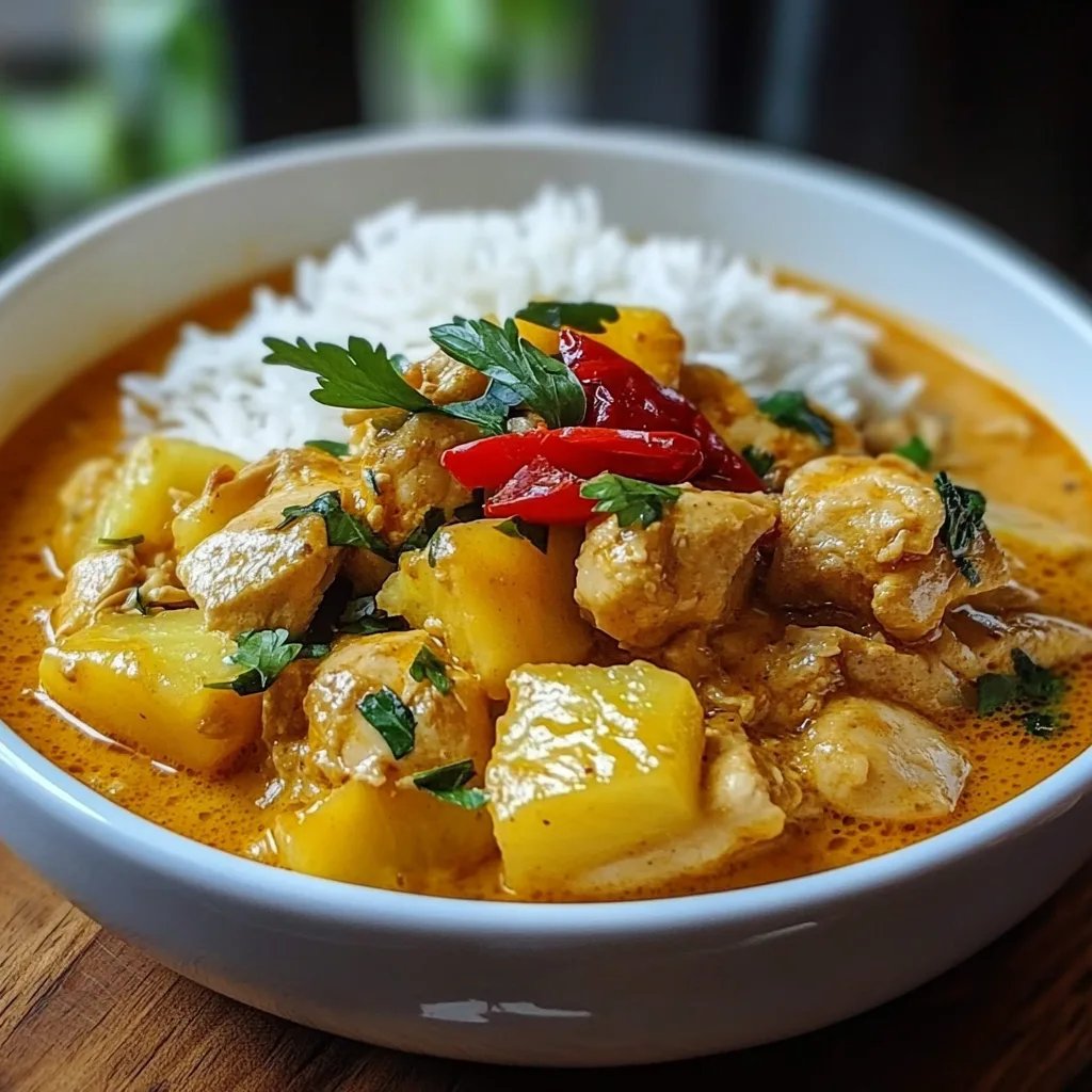 Coconut Pineapple Chicken Curry