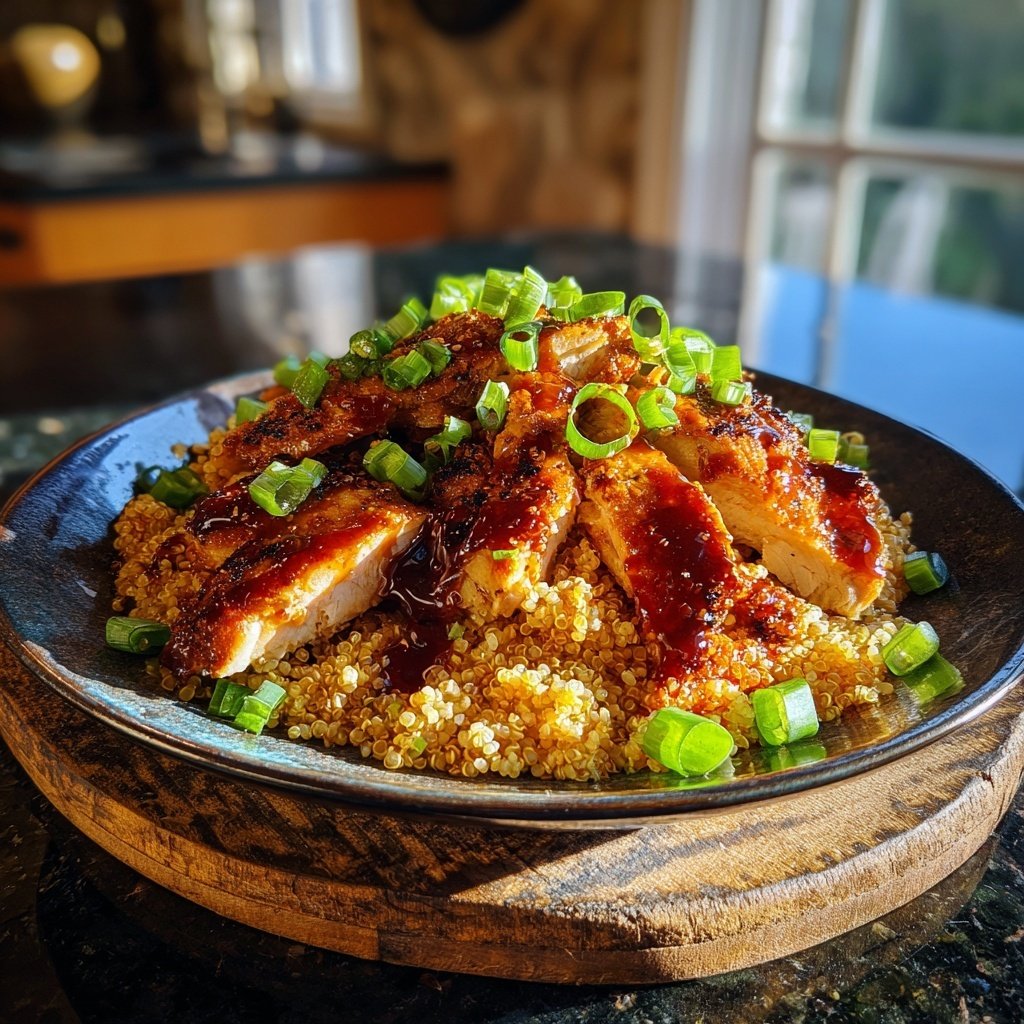 Balsamic Glazed Chicken & Quinoa