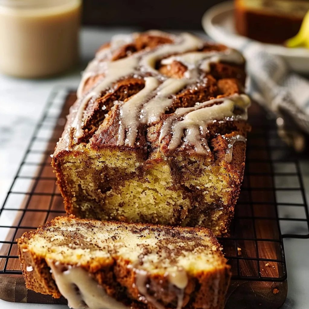 Homemade Cinnamon Swirl Banana Bread
