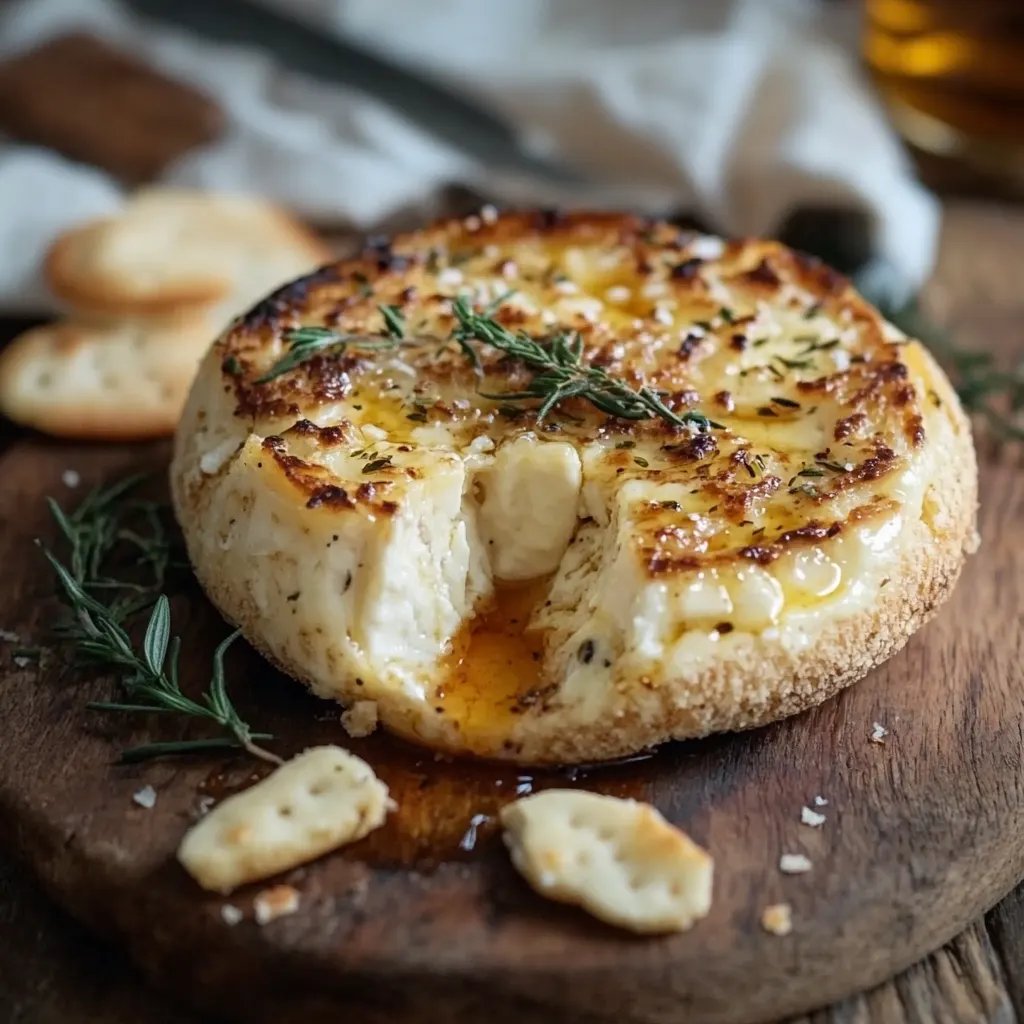 Baked Boursin Cheese with Hot Honey