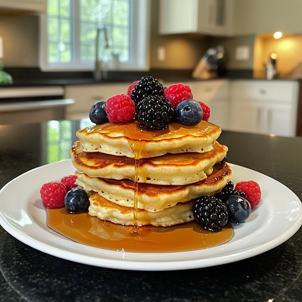 Ricotta Pancakes Crispy Creamy