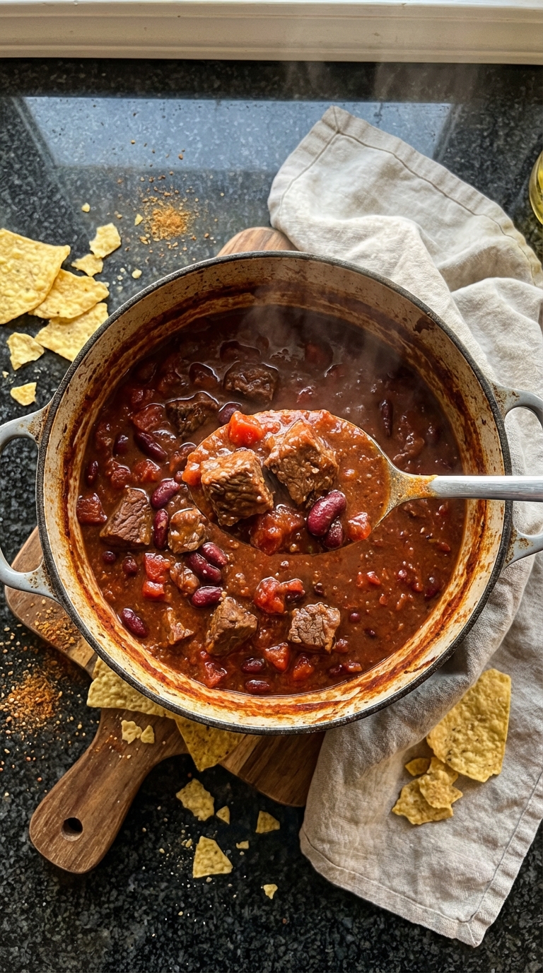 Savory Rich Beef Chili