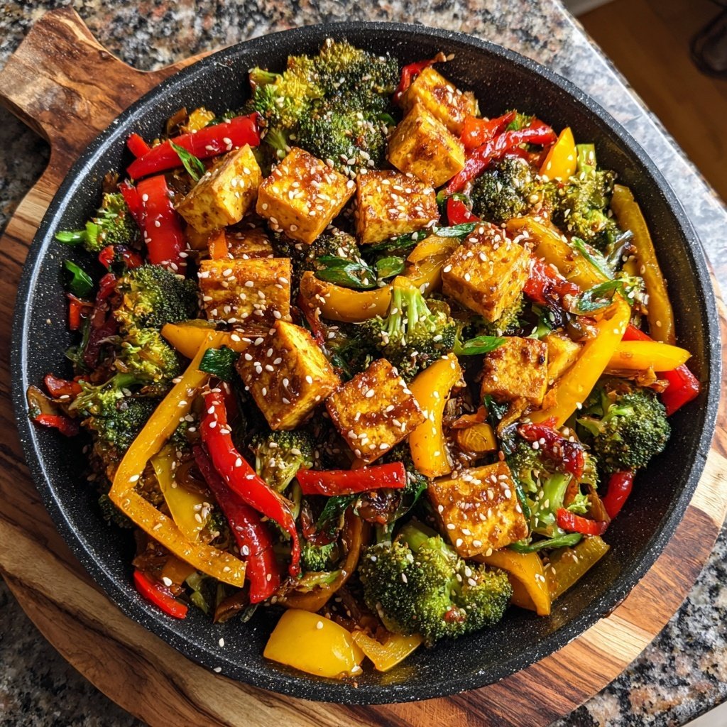 Tofu Veggie Stir Fry
