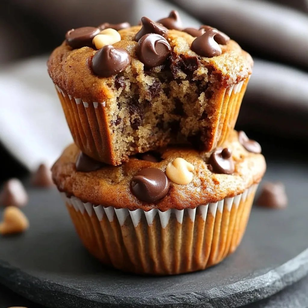 Banana Chocolate Chip Muffins
