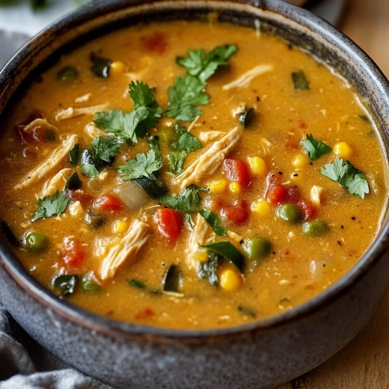 Creamy Chicken Tortilla Soup