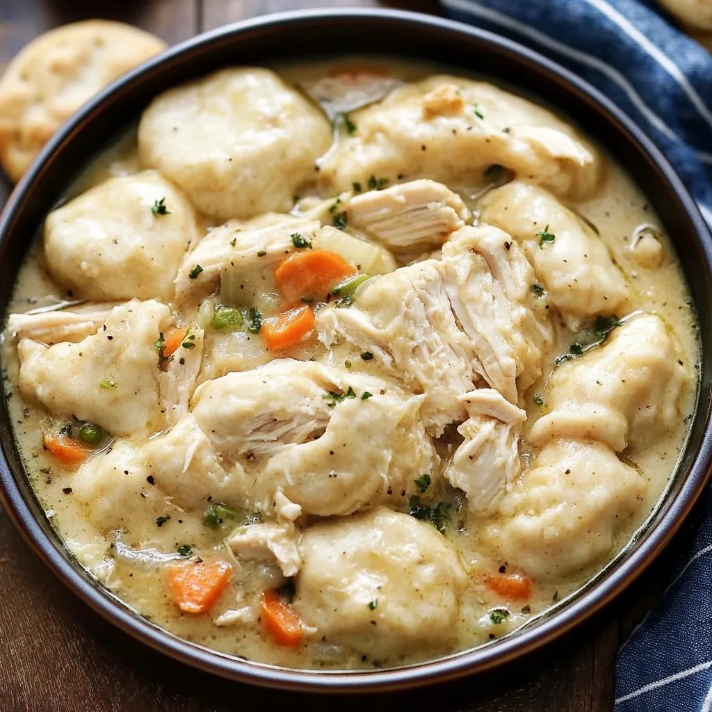 Easy Chicken and Dumplings with Biscuits: An Incredible 5-Step Recipe