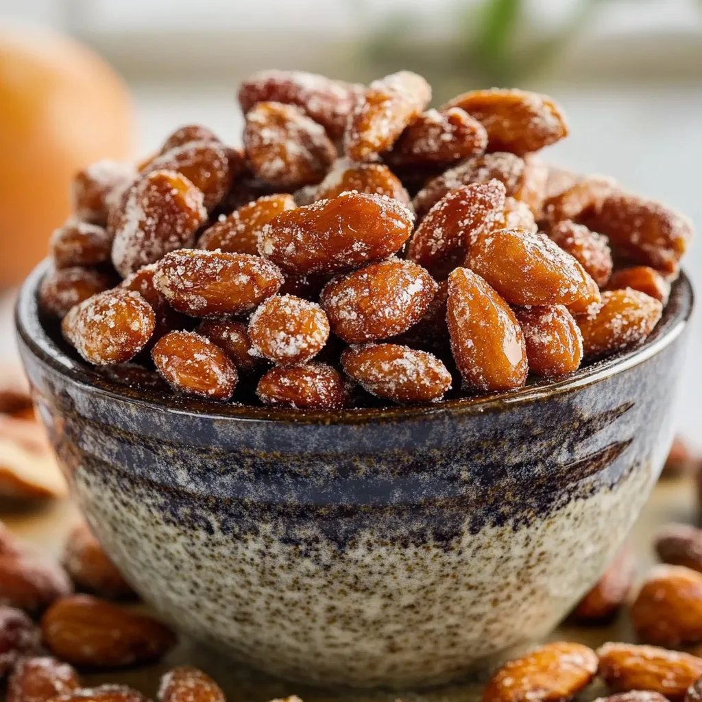 Orange Candied Almonds