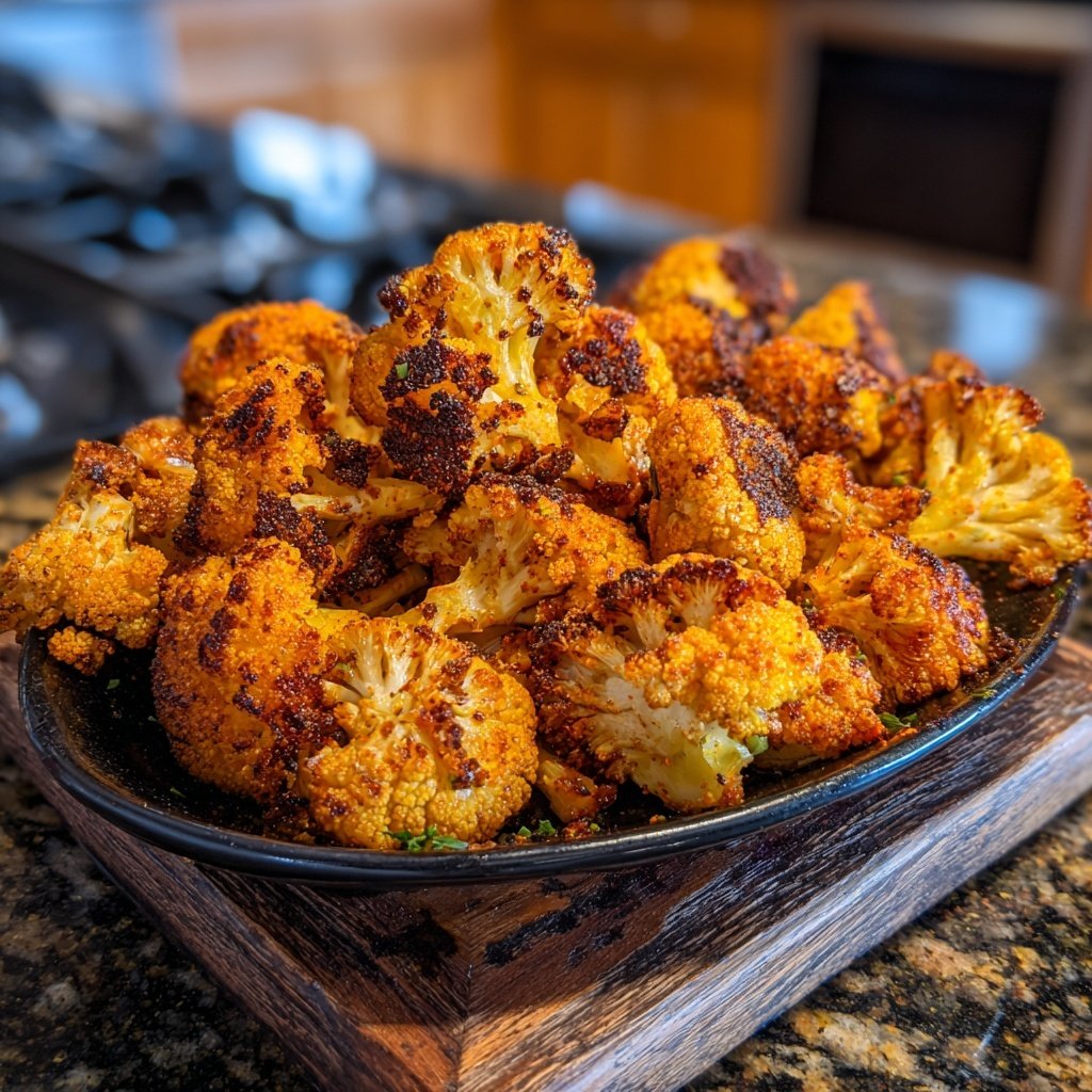 Crispy Roasted Cauliflower Bites