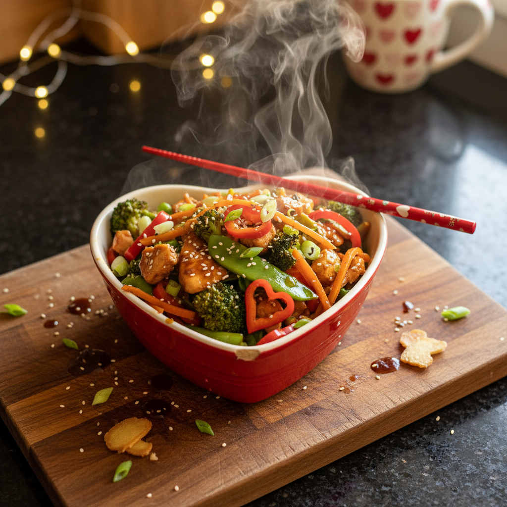 Heartfelt Valentine's Day Stir-Fry