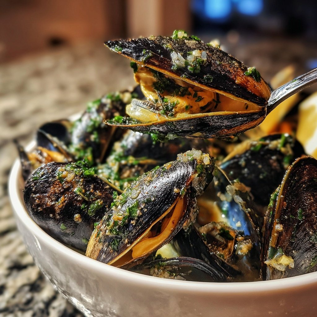 Mussels in White Wine Sauce