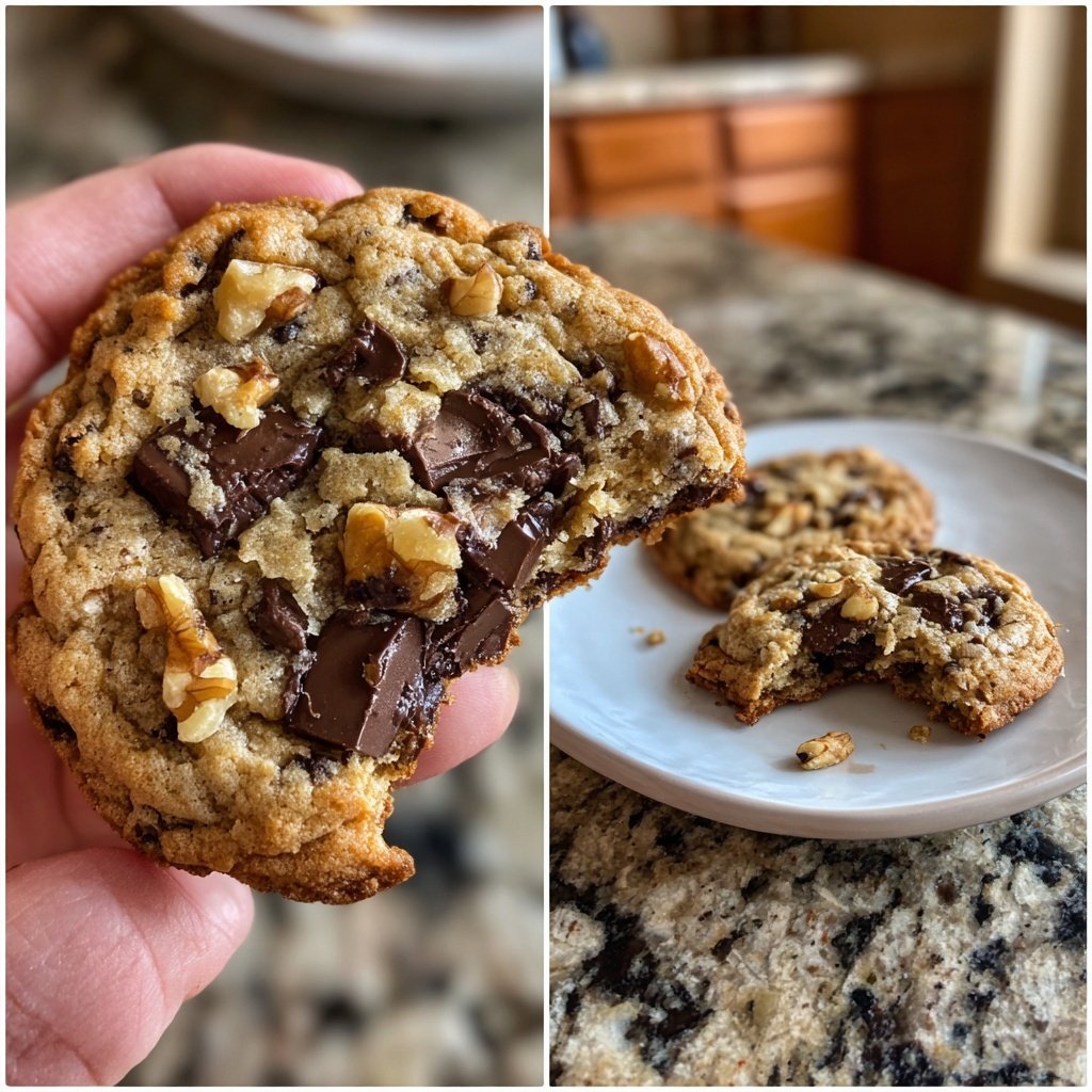 Chocolate Chip Walnut Cookies