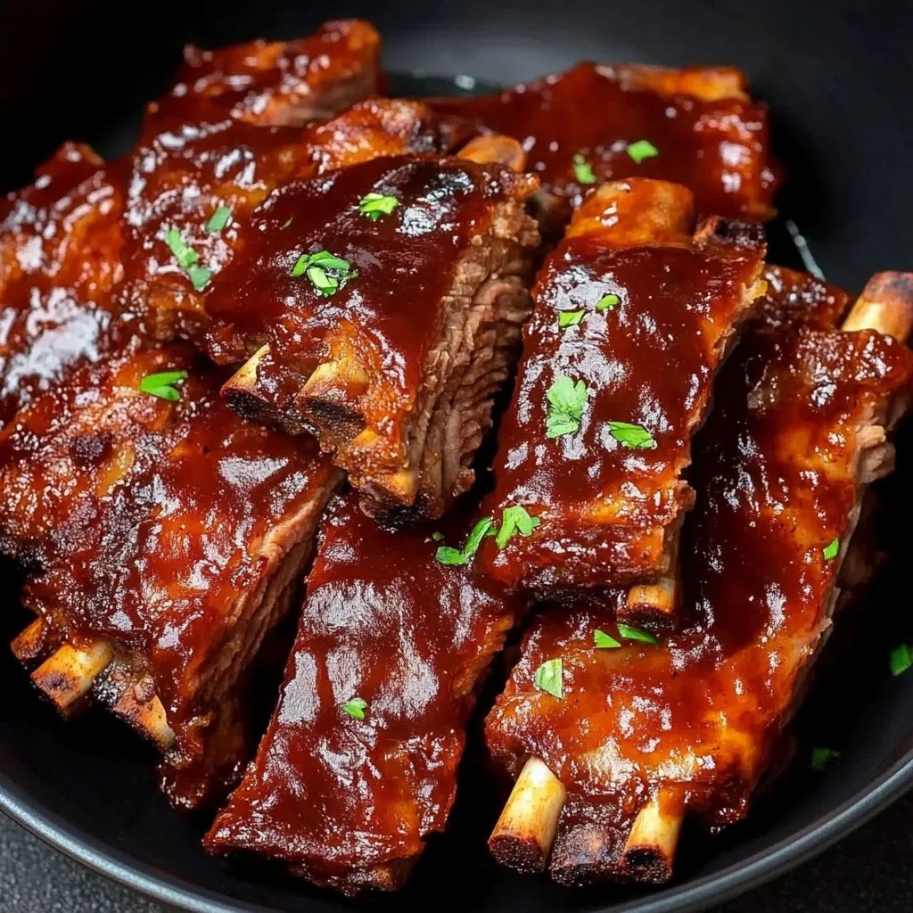 Super Easy Slow Cooker Ribs