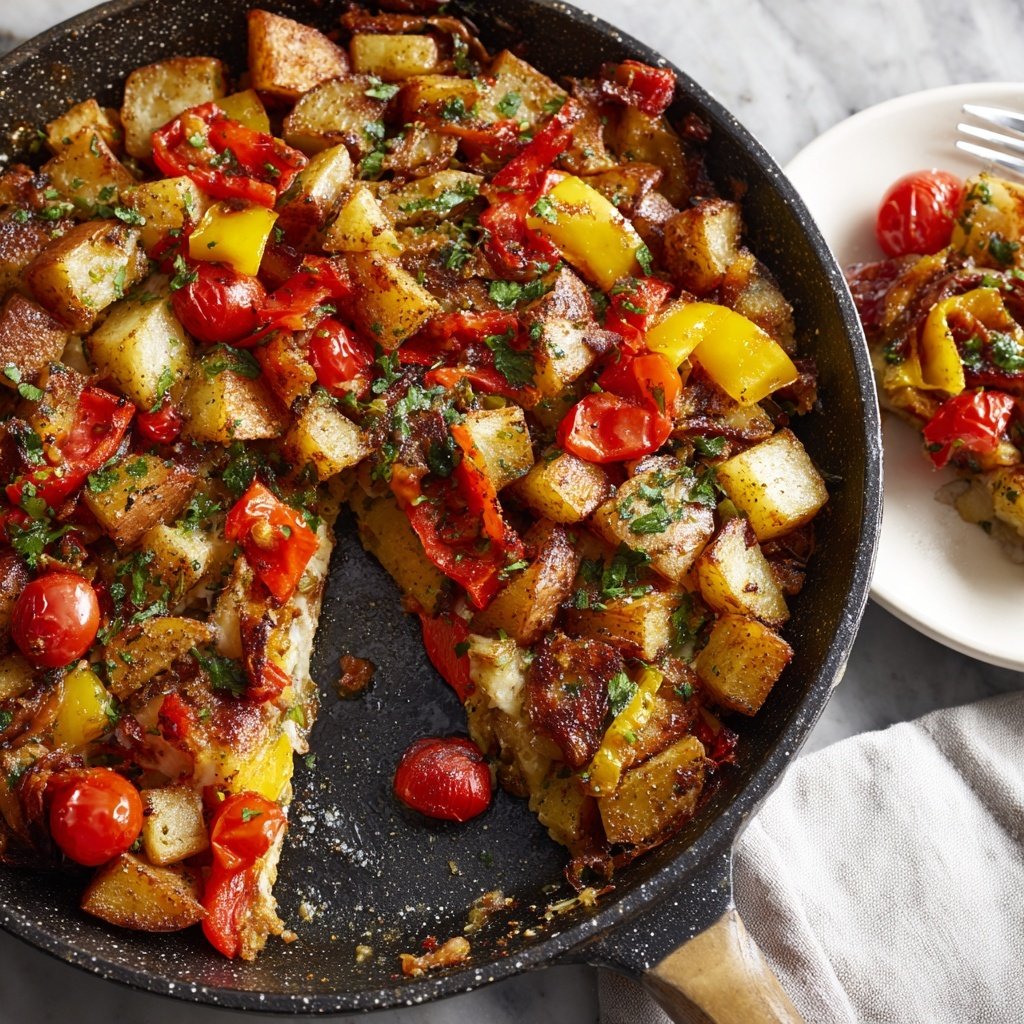 One-Pan Breakfast Skillet with Crispy Potatoes​