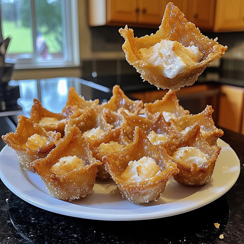 Crab Rangoon Cups Wonton