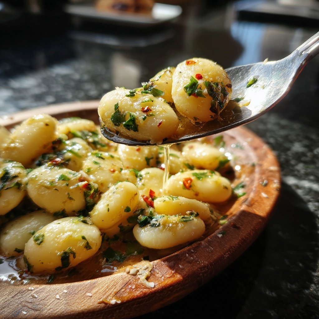 Butter Beans with Garlic Lemon Herbs