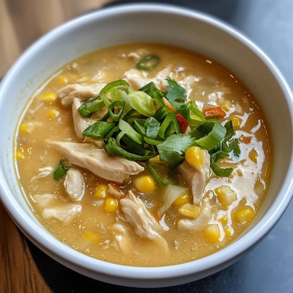 Chinese Chicken and Corn Soup