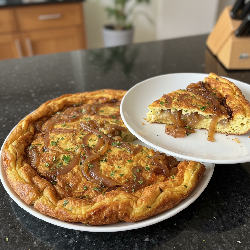 Savory Caramelized Onion Frittata