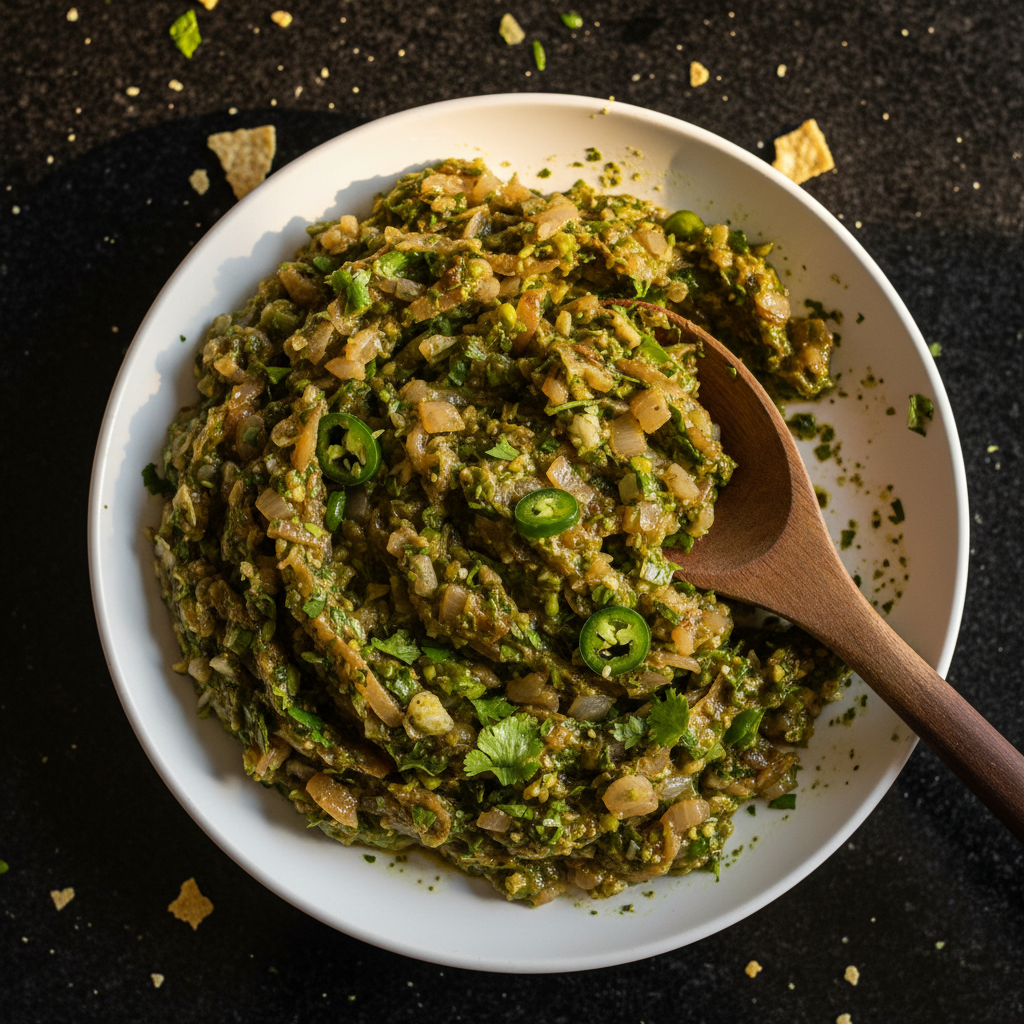 Caramelized Onion Salsa Verde