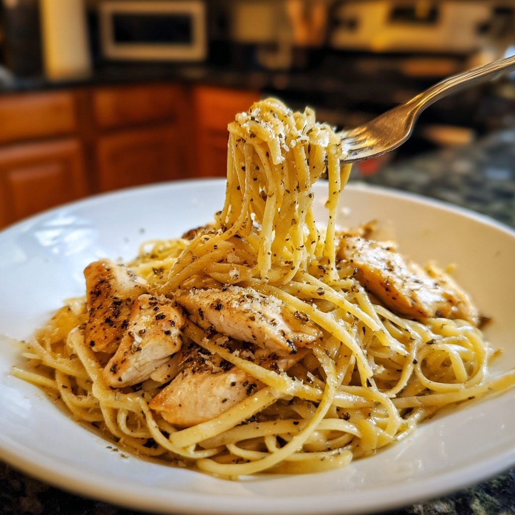 Lemon Pepper Chicken Noodles